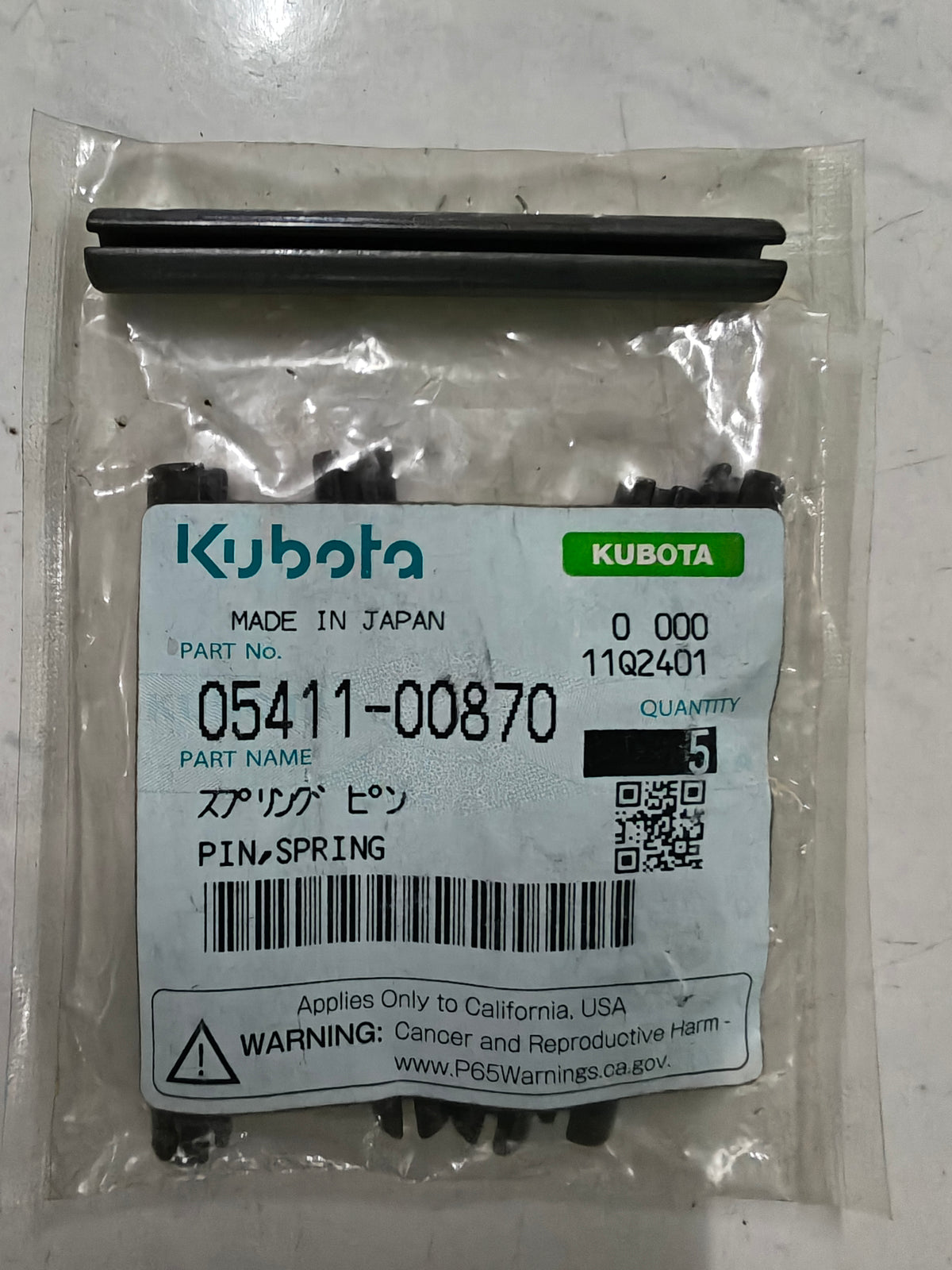 05411-00870 PIN, SPRING