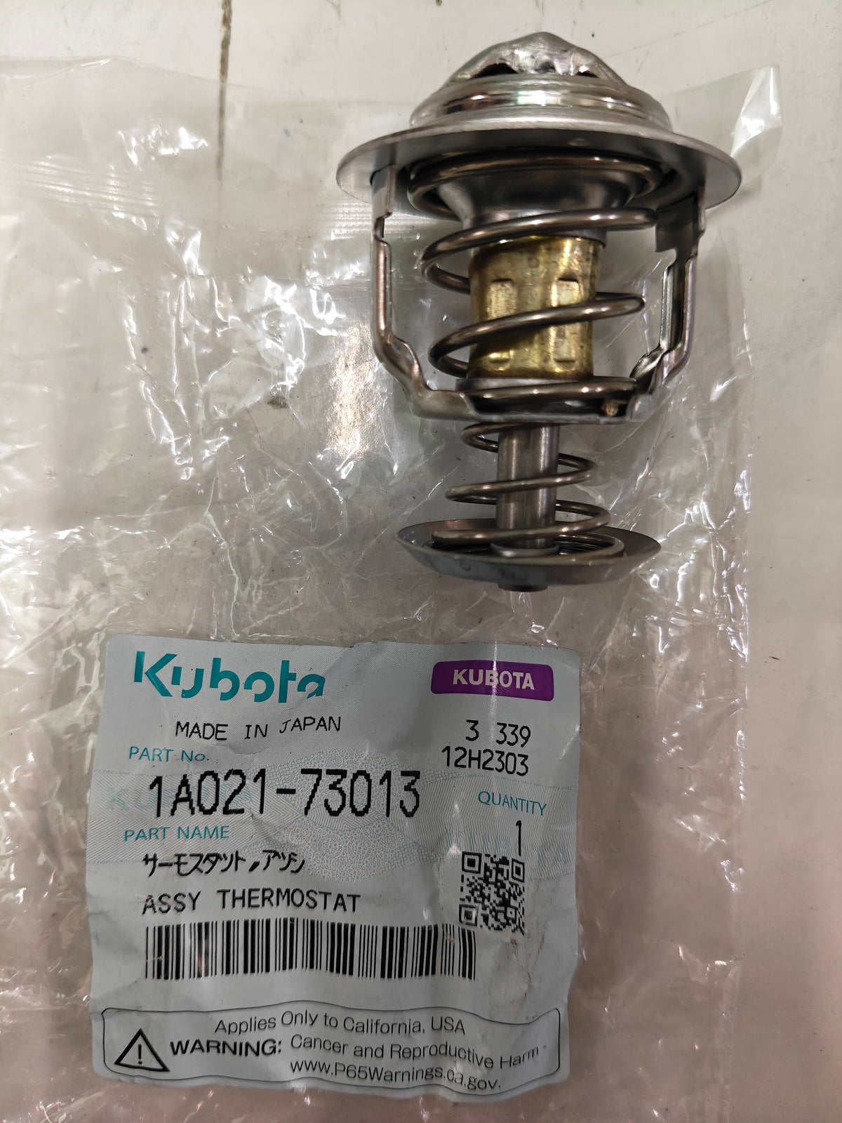 1A021-73013 ASSY, THERMOSTAT.