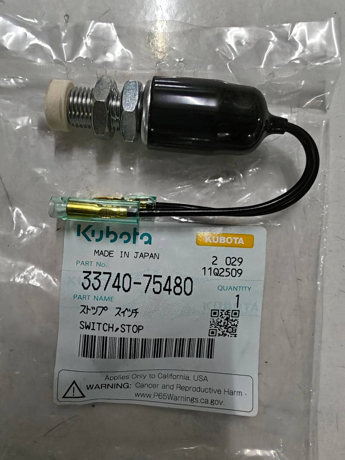 33740-75480 SWITCH, STOP