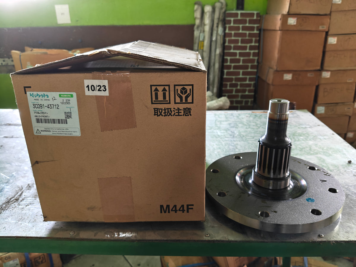 3C091-43712 AXLE, FRONT (M-9540)