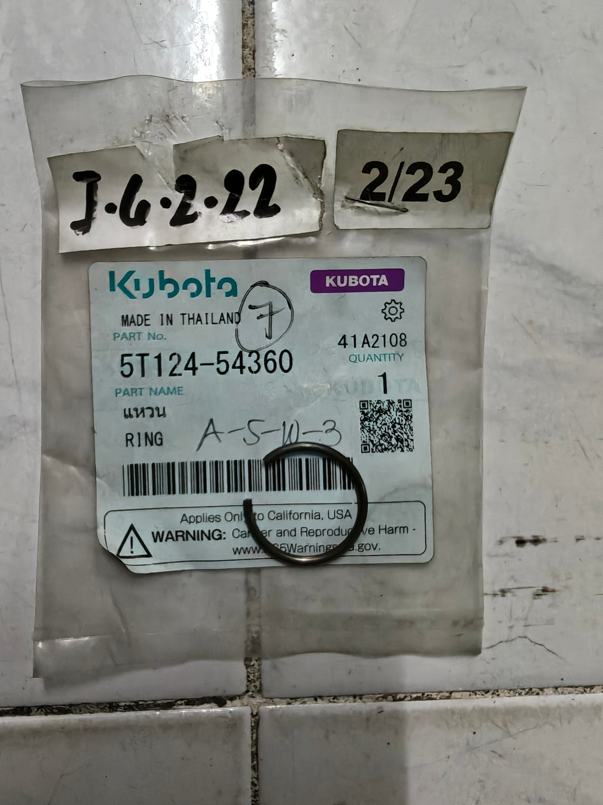 5T124-54360 RING