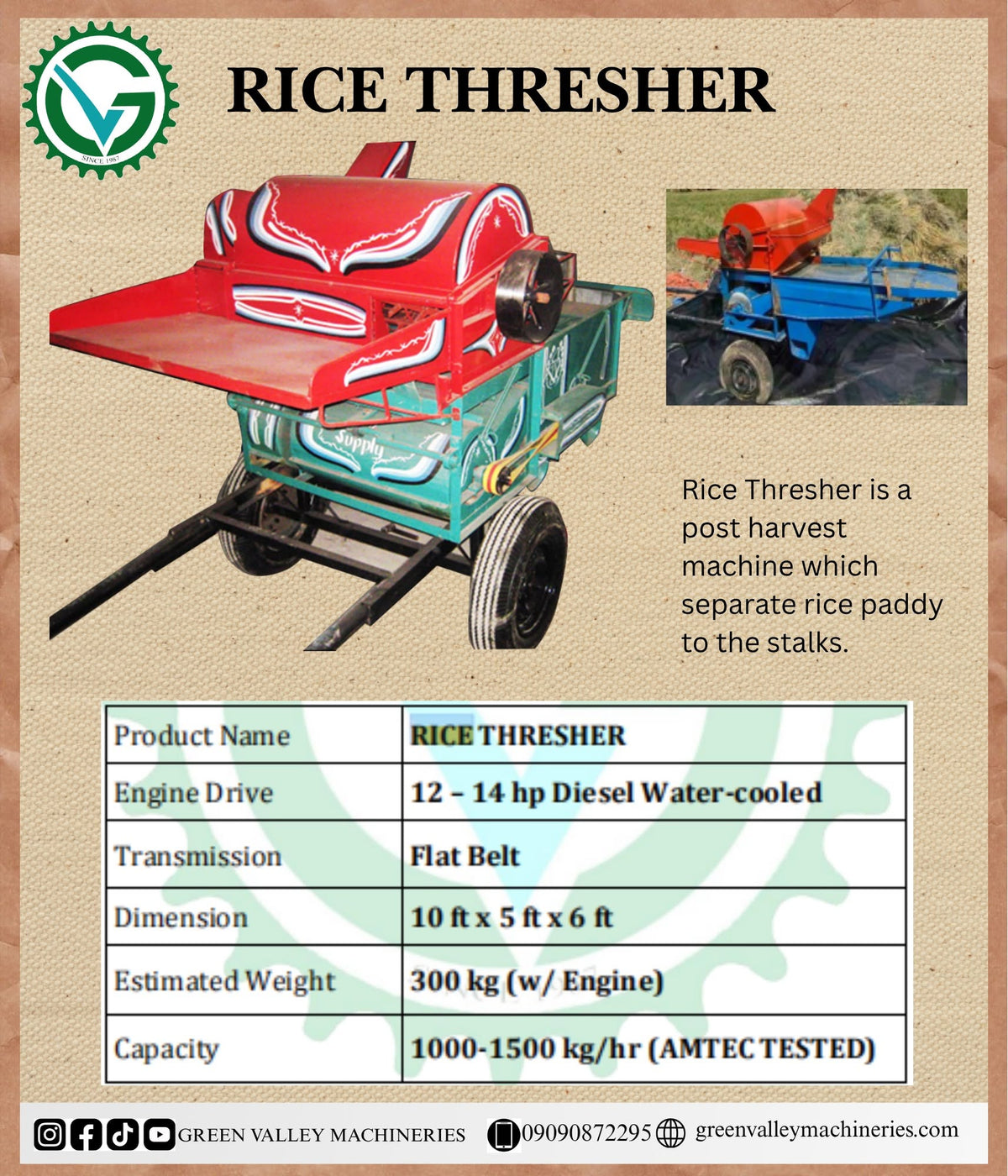 Rice Thresher