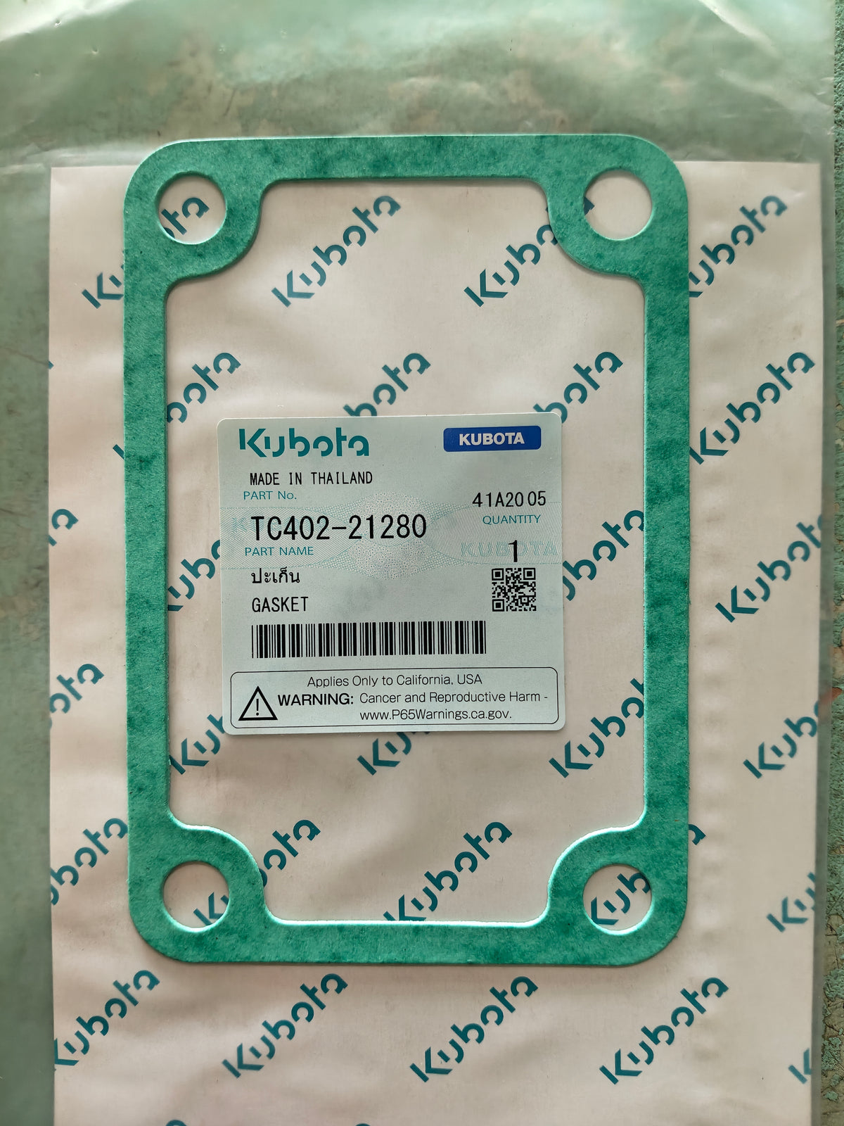 TC402-21280 GASKET. (L-3608)