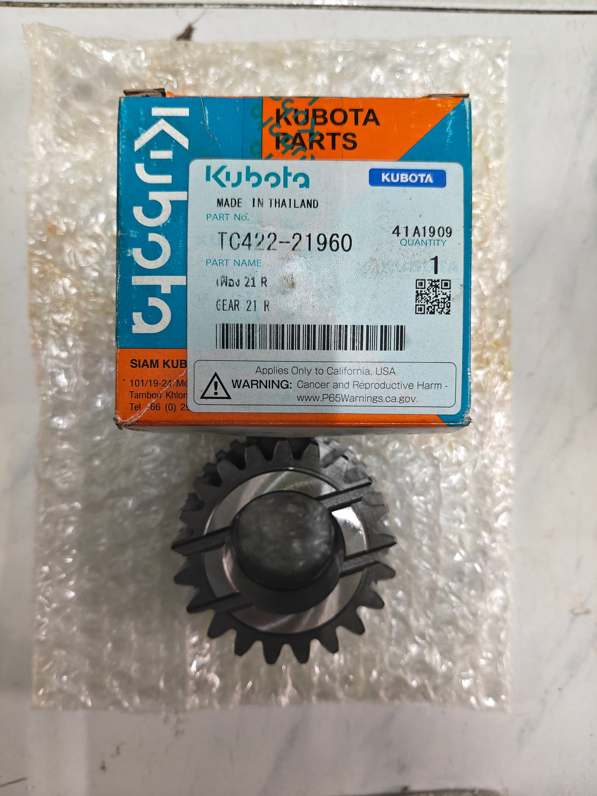 TC422-21960 GEAR 21T R. (L-3608)