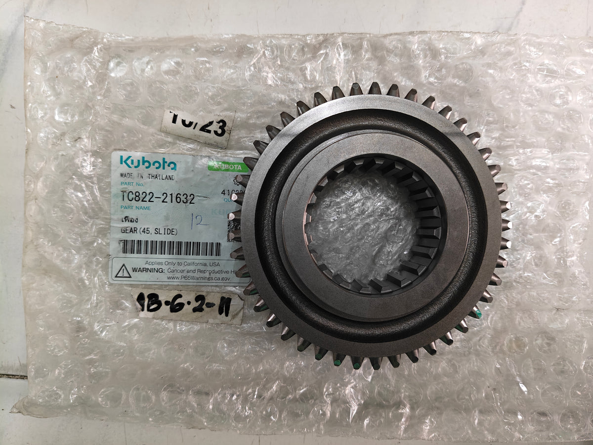 TC822-21632 GEAR 45T, SLIDE. (L-4018)