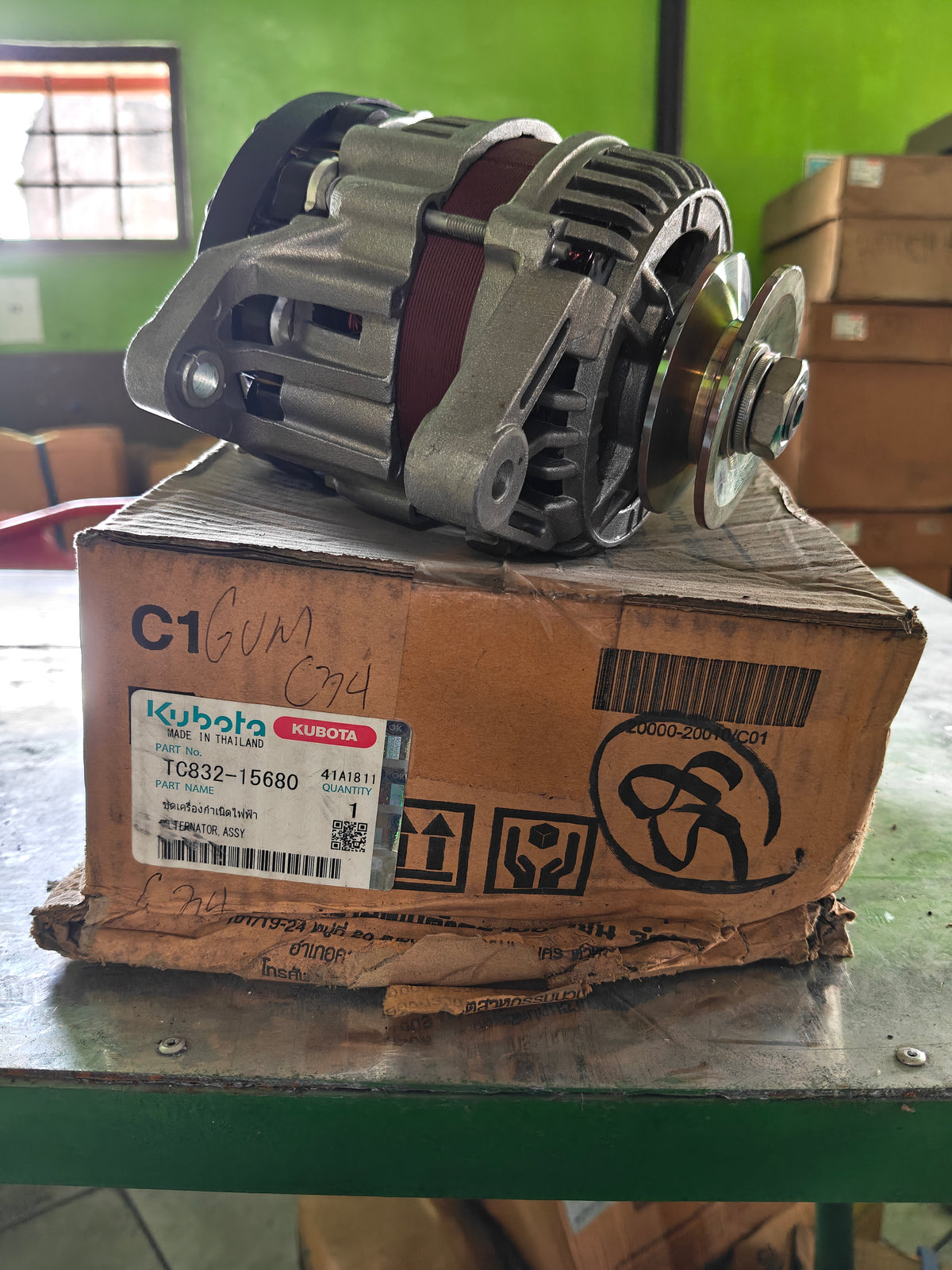 TC832-15680 ALTERNATOR, ASSY.