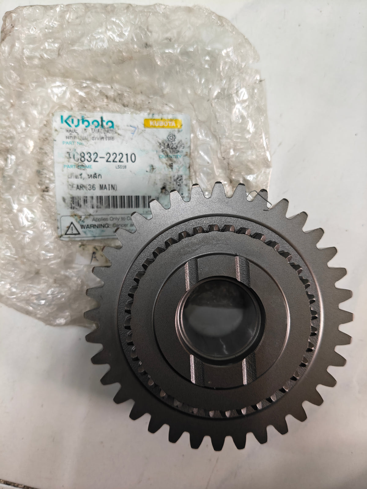 TC832-22210 GEAR 36T, MAIN.  (L-5018)